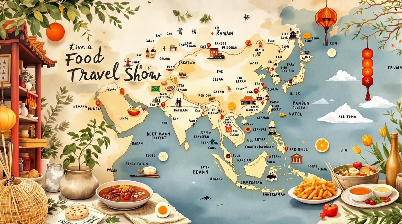 手绘美食地图 | 青蛙影视 手绘美食地图 - 综艺 - 青蛙影视